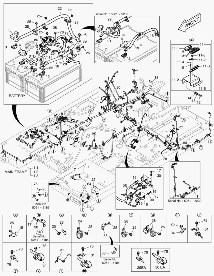 7951 ELECTRIC WIRING - ROPS [5061~]