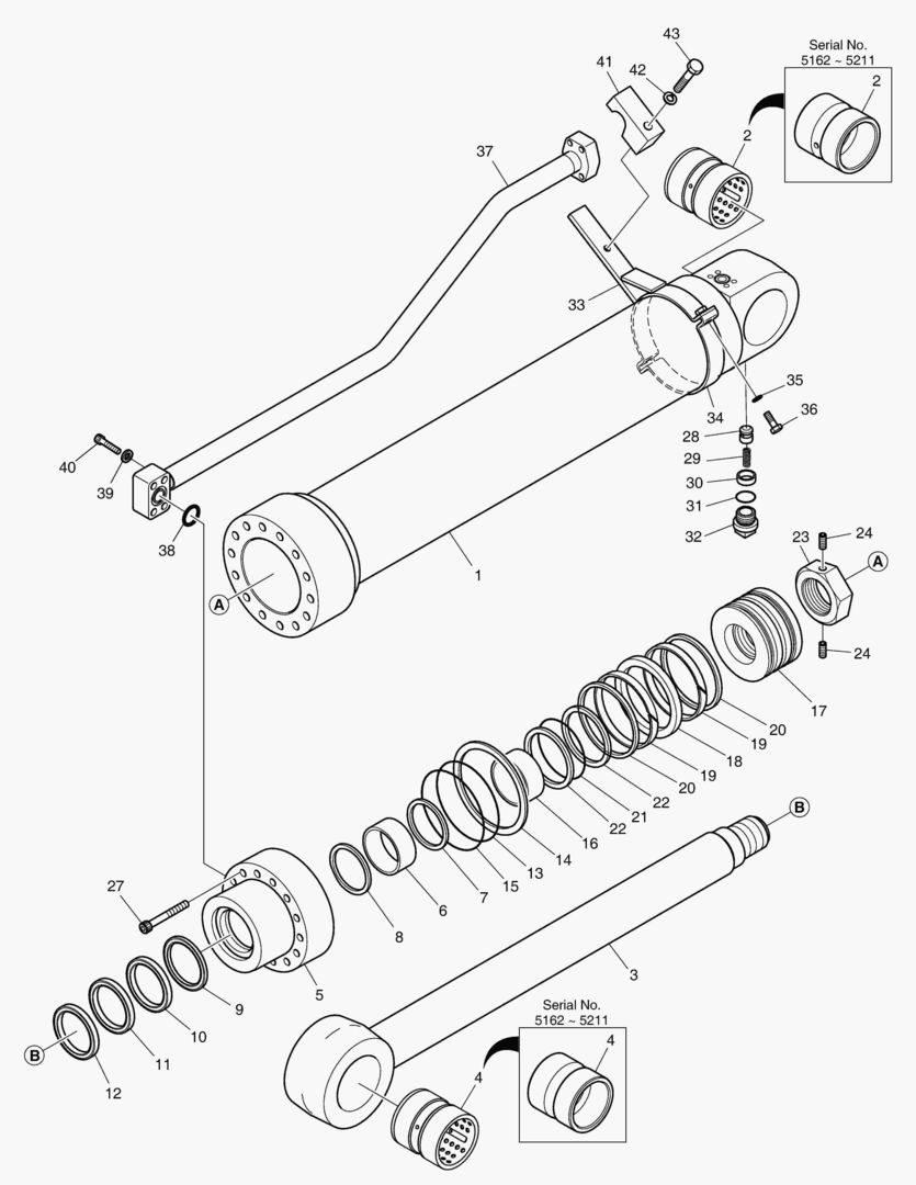 Спецтехника 4352 ARM CYLINDER [5162~]