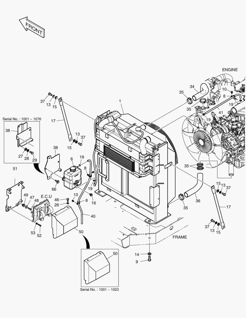 ОПОРТНЫЙ УЗЕЛ РАДИАТОРА
