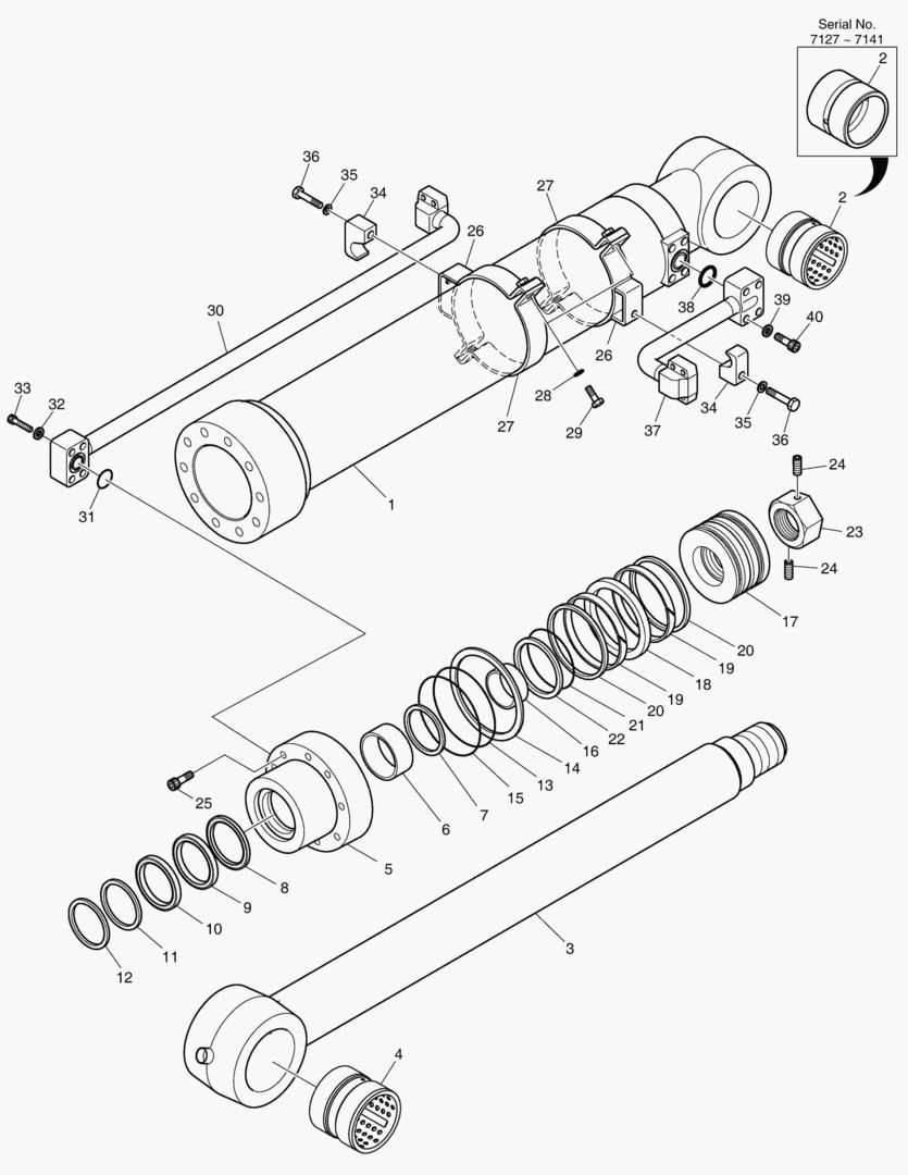 Спецтехника 4331 BUCKET CYLINDER [7127~] - главное фото