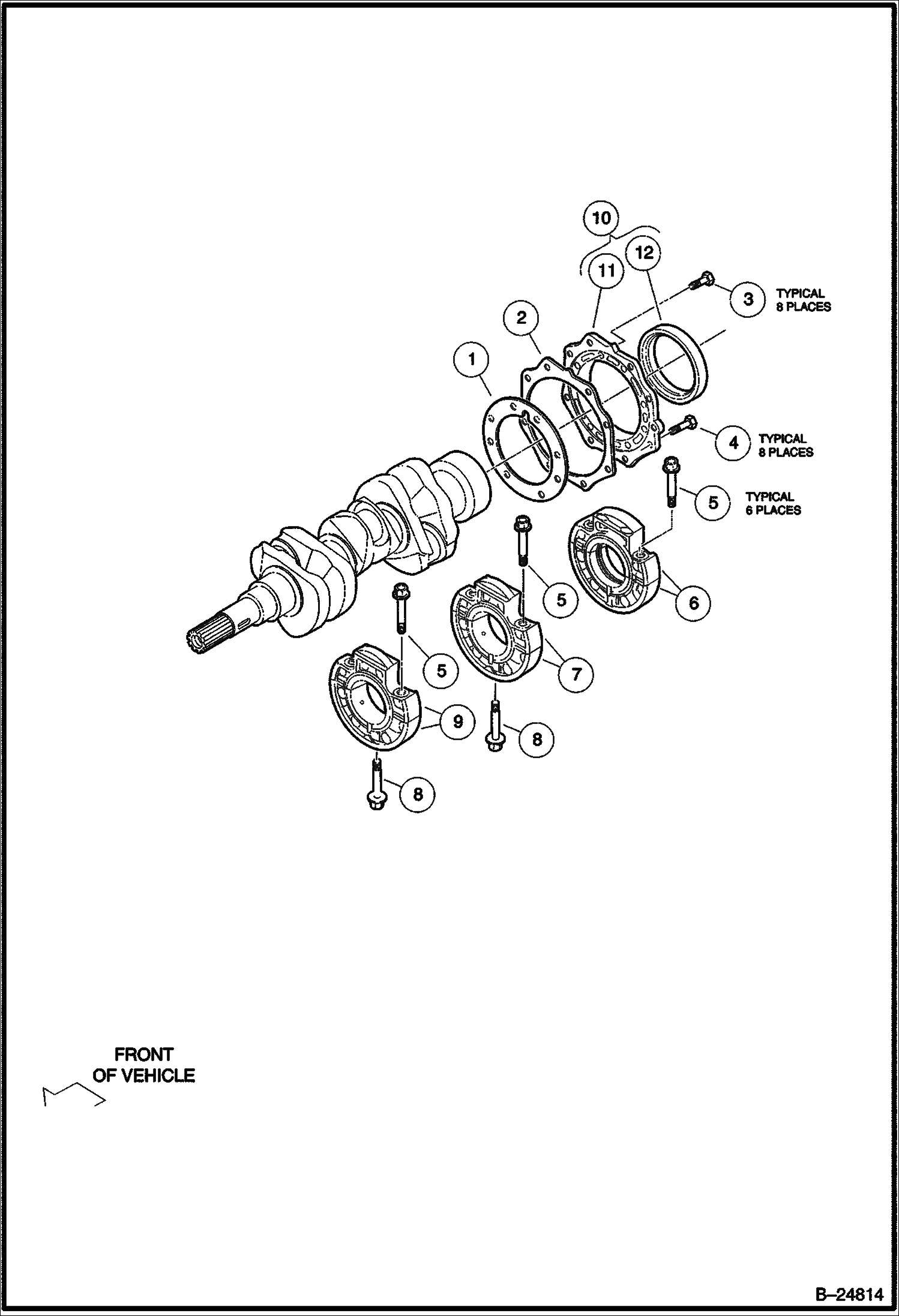 ОСНОВНОЙ КОРПУС ПОДШИПНИКА ДИЗЕЛЬ
