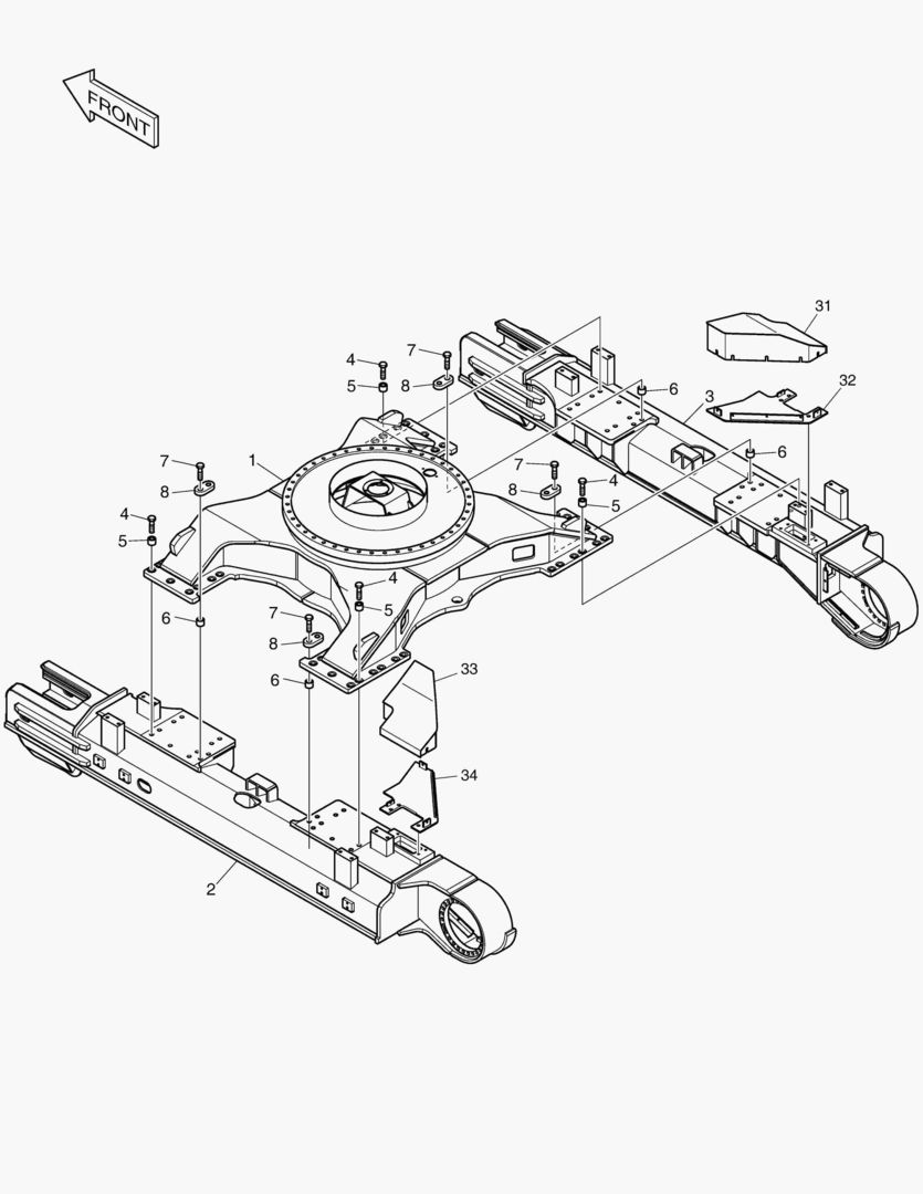РАМА ГУСЕНИЦЫ - 3.9 м
