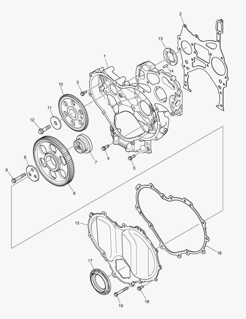 КАРТЕР РАСПРЕДЕЛИТЕЛЬНЫХ ШЕСТЕРЕН