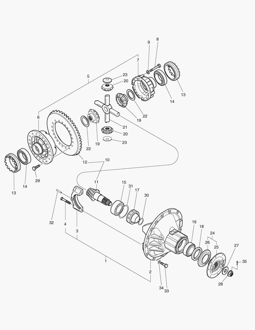 ПЕРЕДНИИ ШЕСТЕРНИ ДИФФЕРЕНЦИАЛА-ЛОКАЛЬНЫЙ