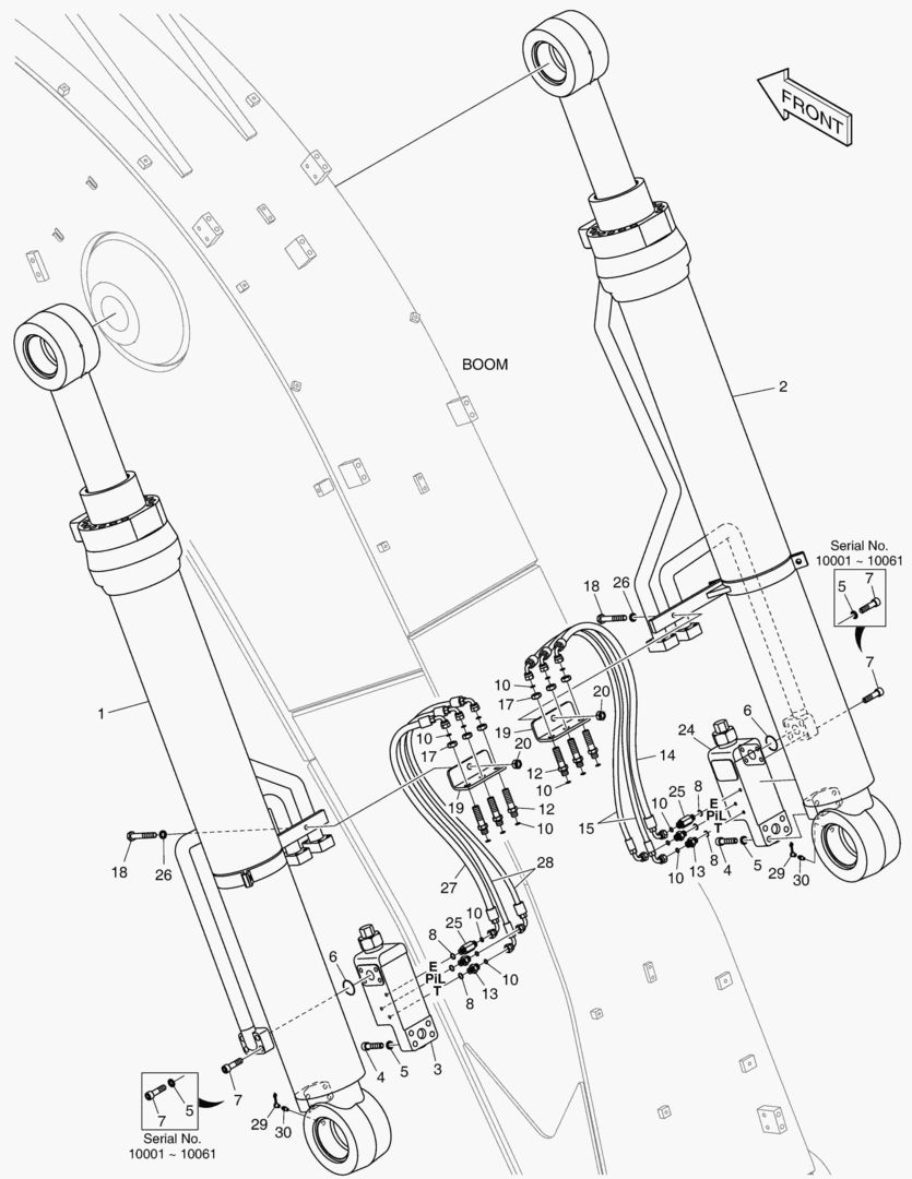 ГИДРОСИСТЕМА СТРЕЛЫ-ГИДРОЗАМОК