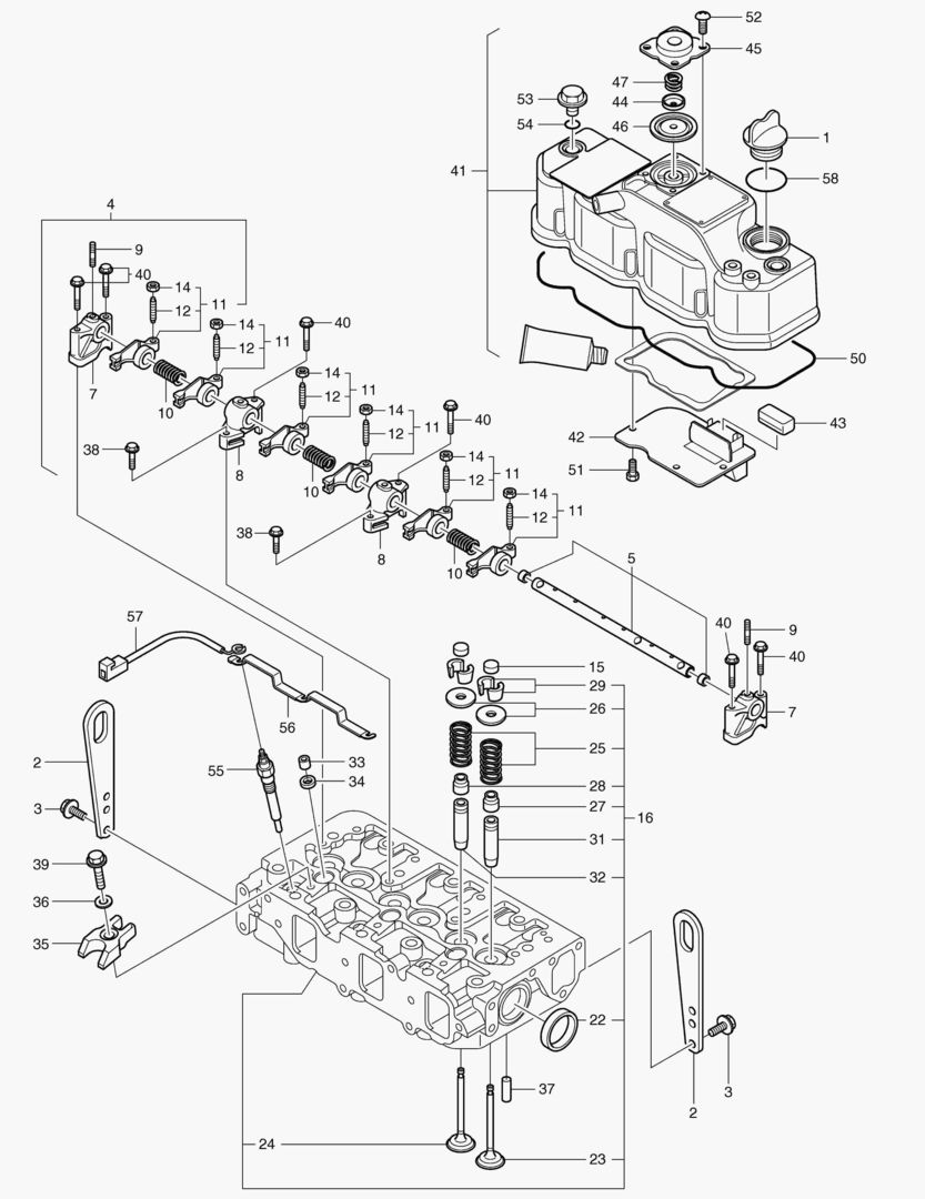 034 CYLINDER HEAD & COVER