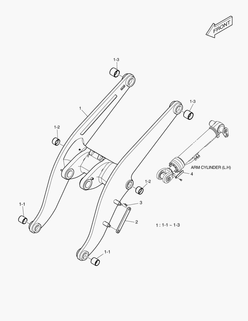5120 LOADER ARM - HOMOLOGATION [10001~10160]