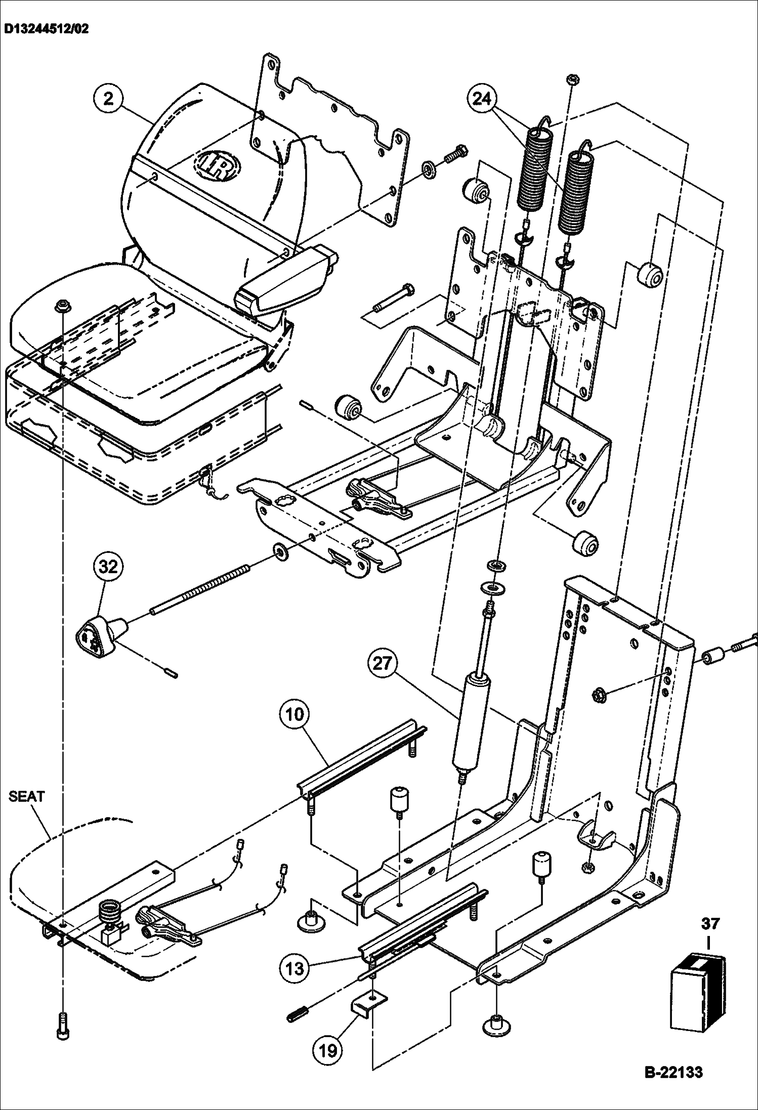 СИДЕНИЕ С ПОДВЕСКОЙ