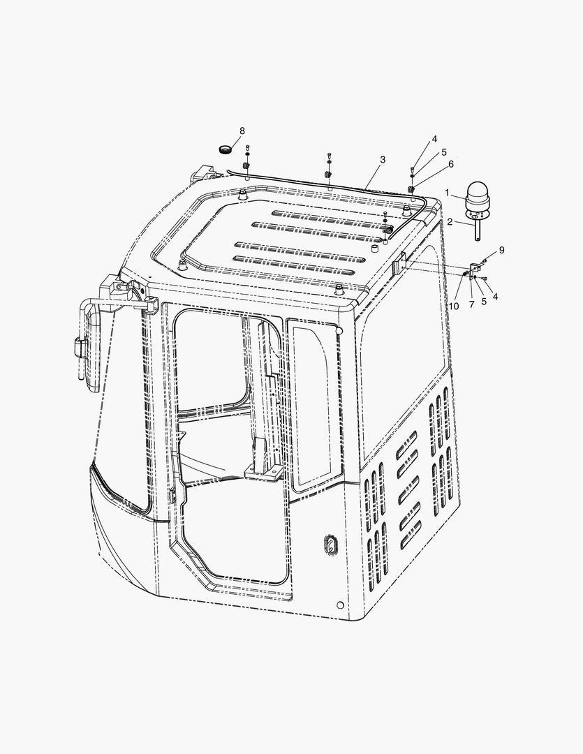 5800 ELECTRIC PARTS - ROTATING BEACON [10673~]