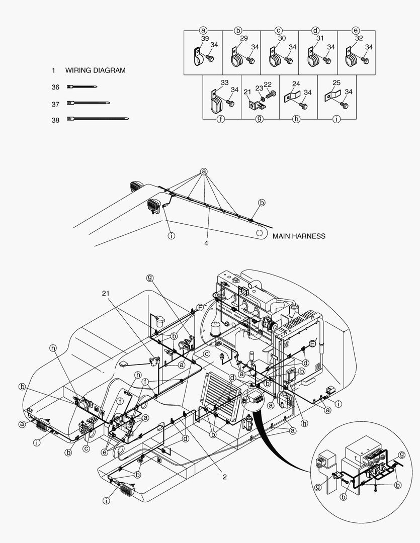 ЭЛЕКТРОПРОВОДКА(3)-СОПРЯЖЕННЫЕ ДЕТАЛИ