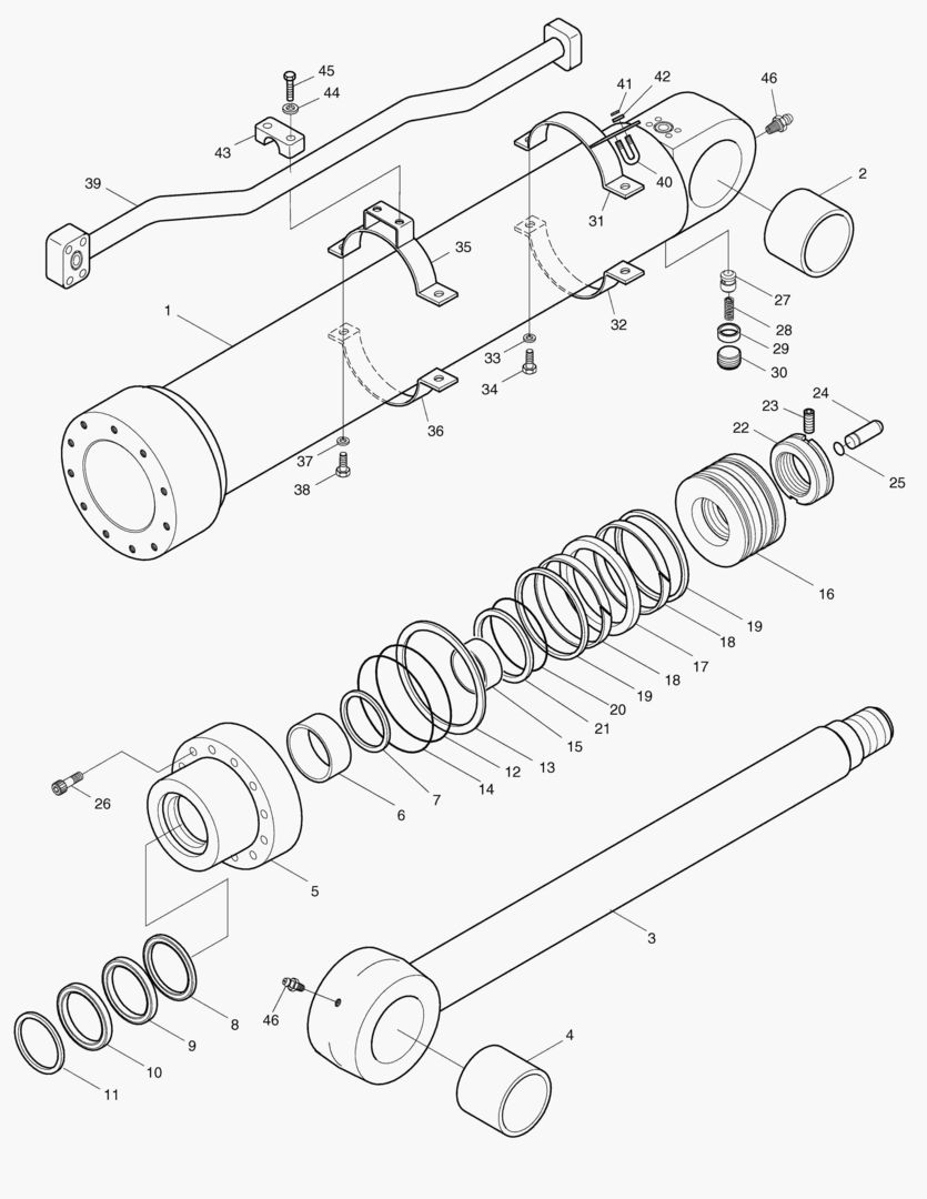 ЦИЛИНДР РУКОЯТИ-ГИДРОЗАМОК