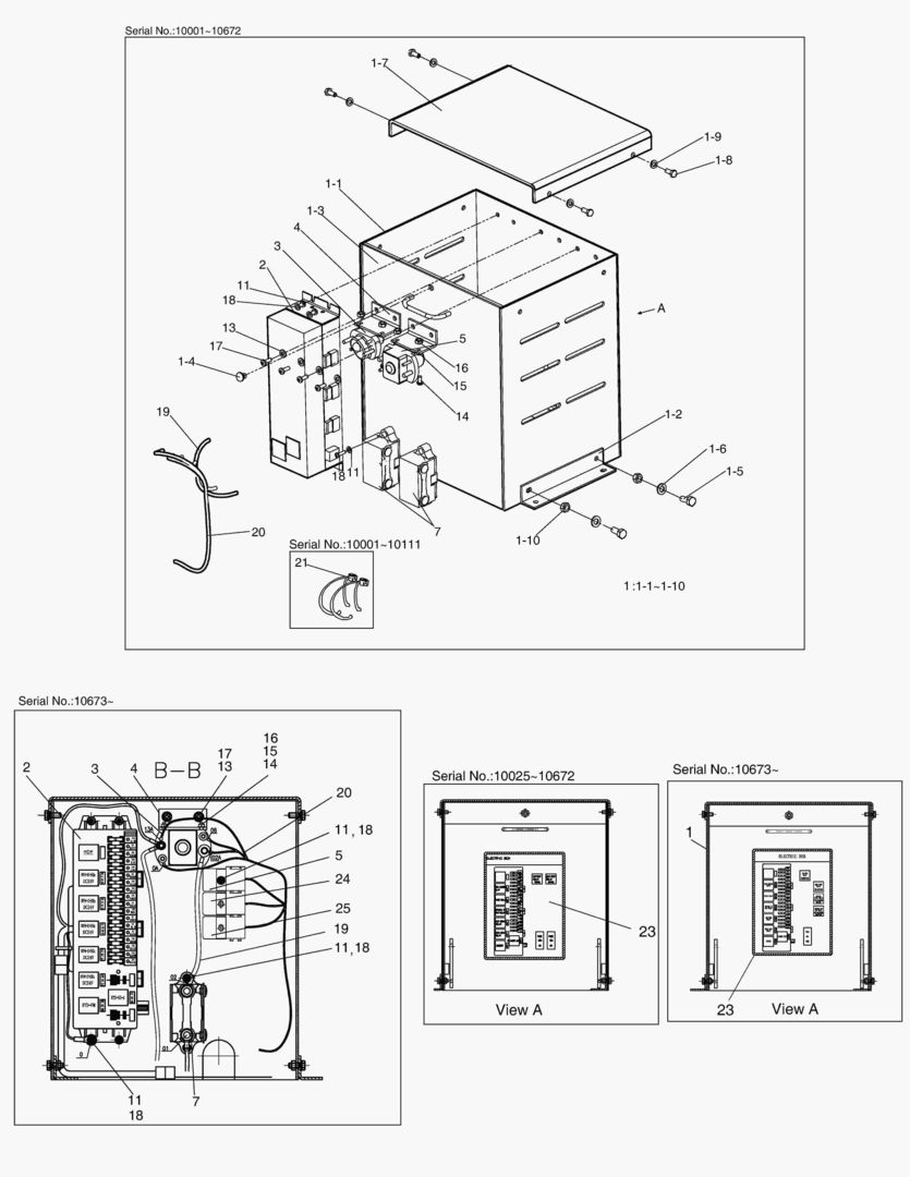 Спецтехника 1415 ELECTRIC PARTS(3) - ELECTRIC BOX [~11391] - главное фото