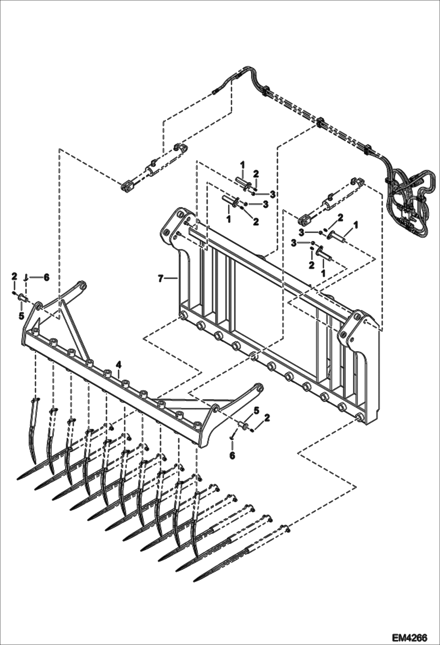 ГРЕЙФЕРНЫЕ ВИЛЫ (РАМА) (AGVU, AGVZ)