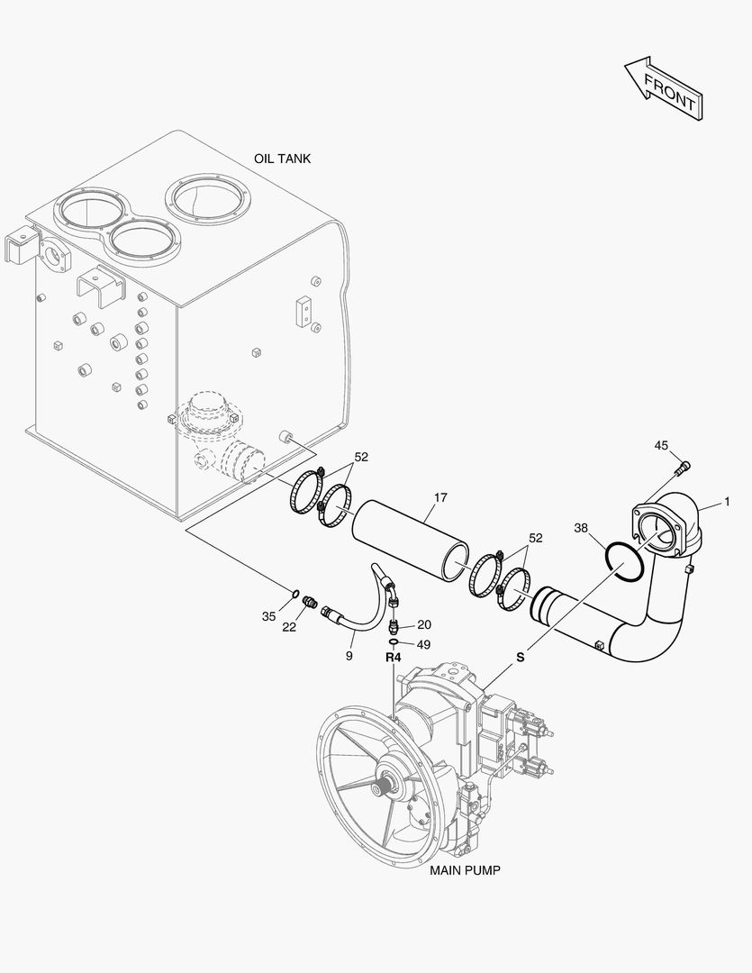 ТУБОПРОВОД МАСЛЯНОГО РАДИАТОРА(1)