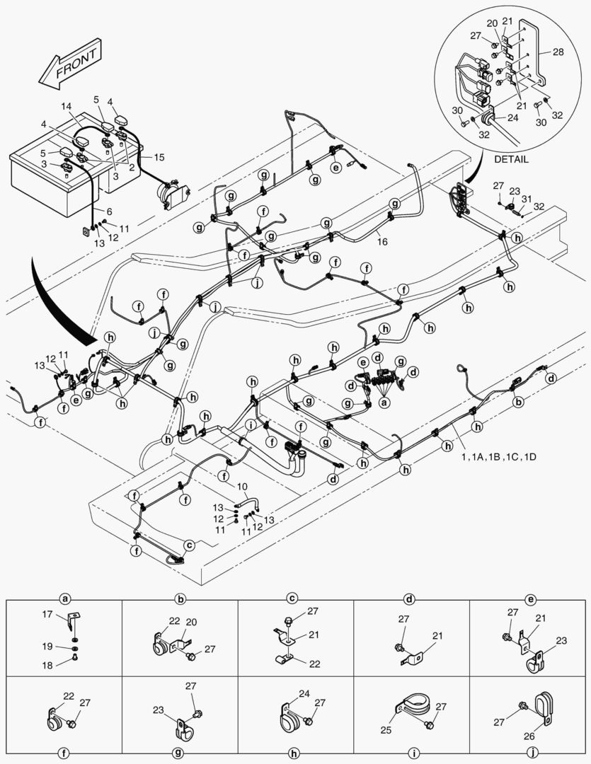 7690 ELECTRIC WIRING - ROPS [5001~6406]