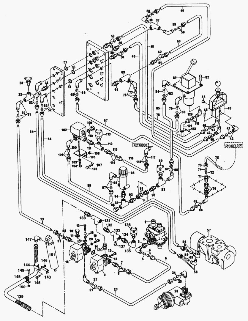 G046-5 AIR PRESSURE SYSTEM; FRONT VEHICLE