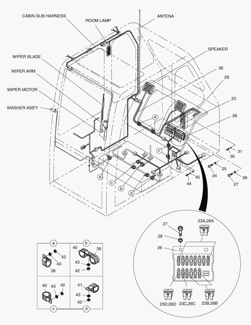 ЭЛЕКТРИЧЕСКИЕ ЗАПЧАСТИ(4)-КАБИНА