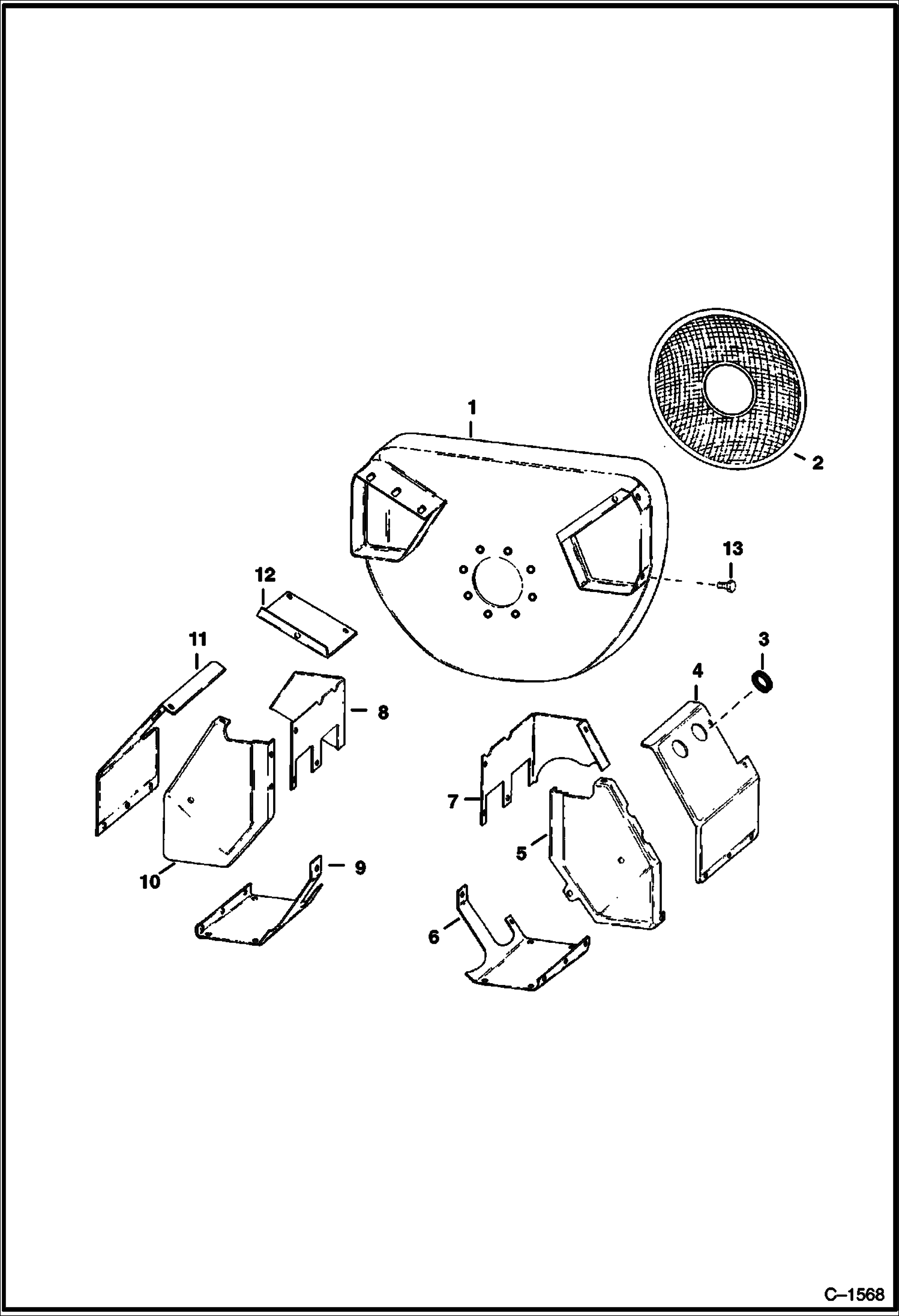 ЗАЩИТНЫЙ КОЖУХ ДВИГАТЕЛЯ