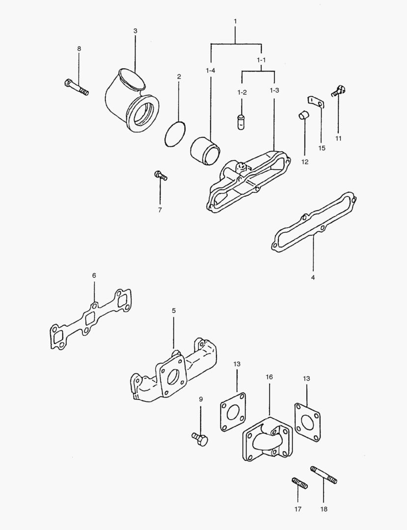 024 INTAKE & EXHAUST PARTS