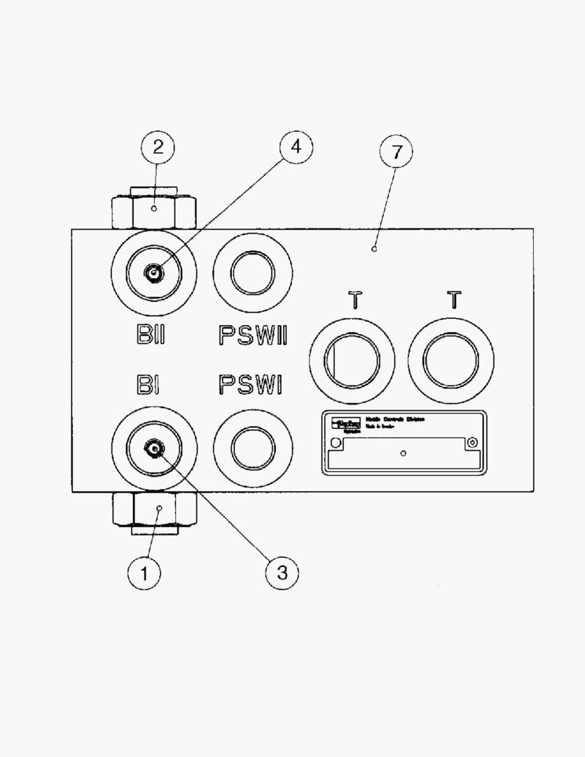 G190-92 ACCUMULATOR CONNECTOR BLOCK