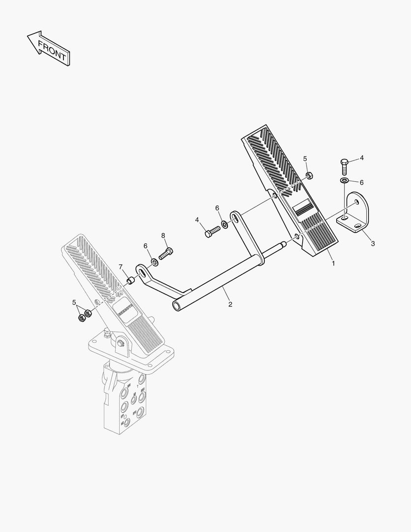 6030 PEDAL VALVE - OPT.