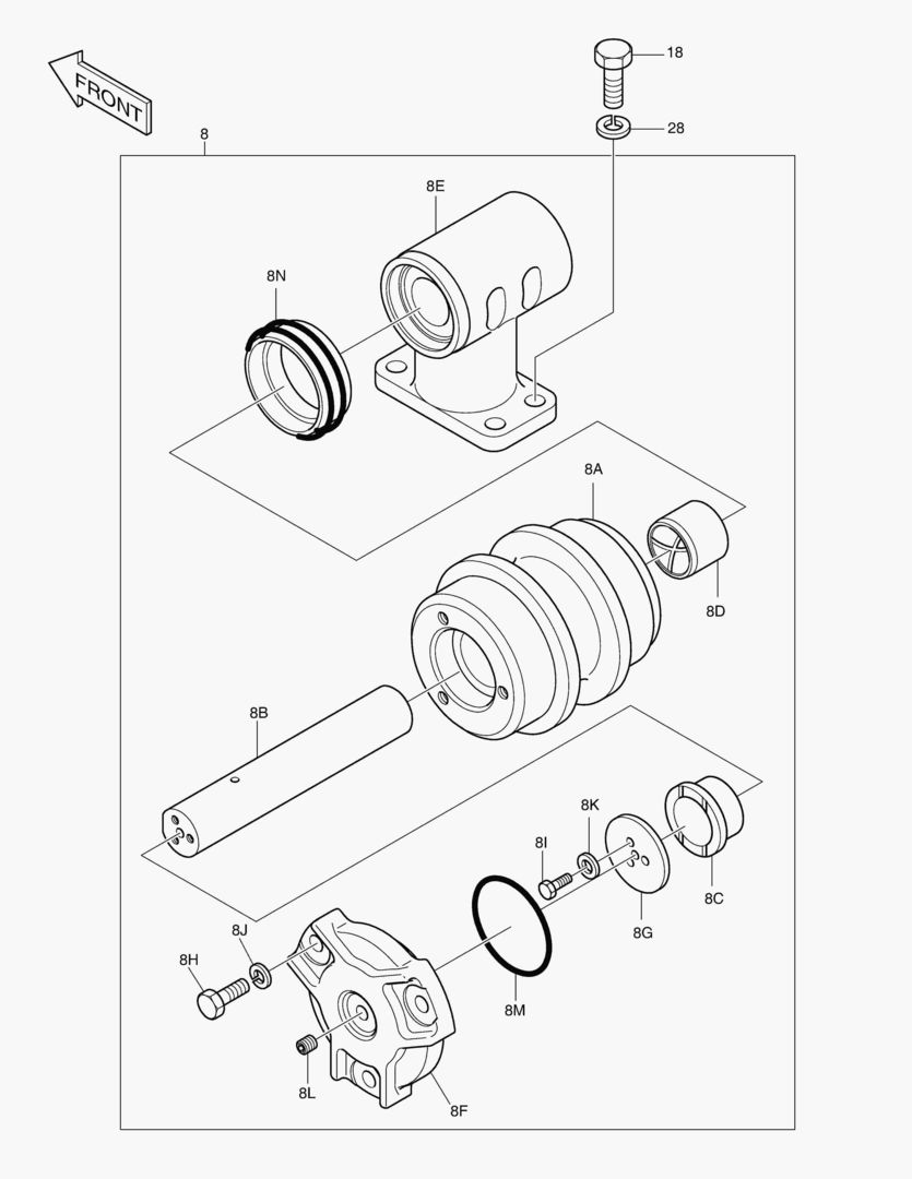 2141 UPPER ROLLER [2964~]