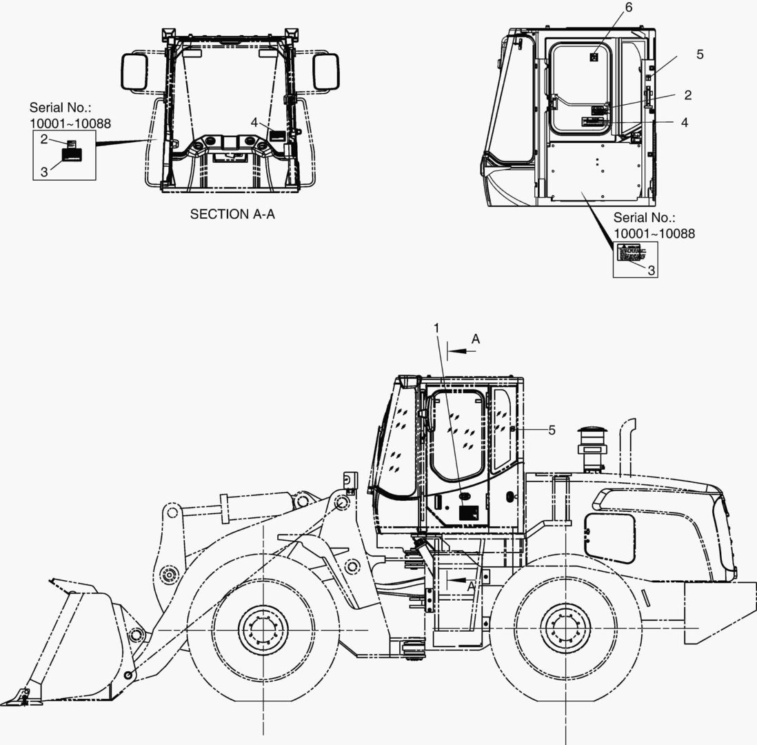ЗАВОДСКАЯ ТАБЛИЧКА - КАБИНА