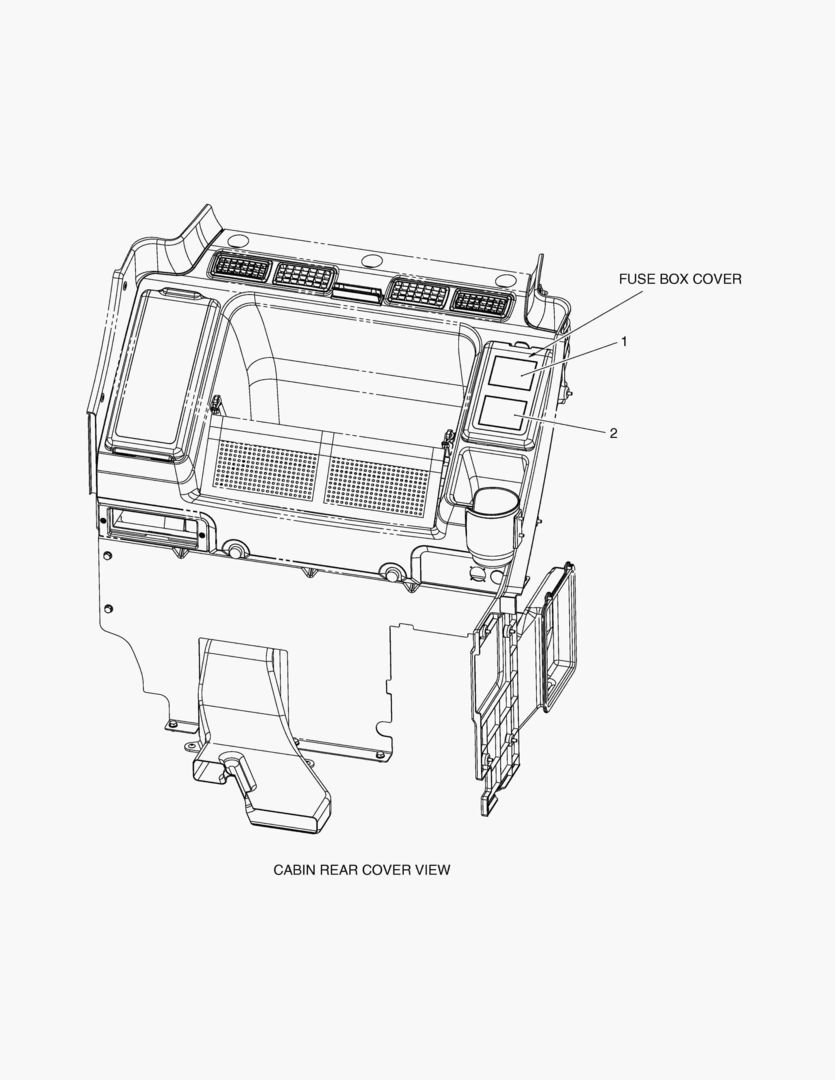 ПРЕДУПРЕЖДАЮЩАЯ ТАБЛИЧКА - БЛОК ПЛАВКИХ ПРЕДОХРАНИТЕЛЕЙ