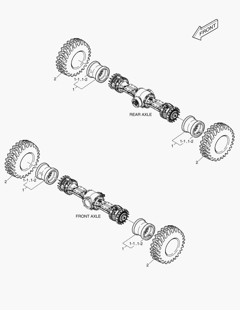 КОЛЕСА В СБОРЕ - 23.5X25XL5