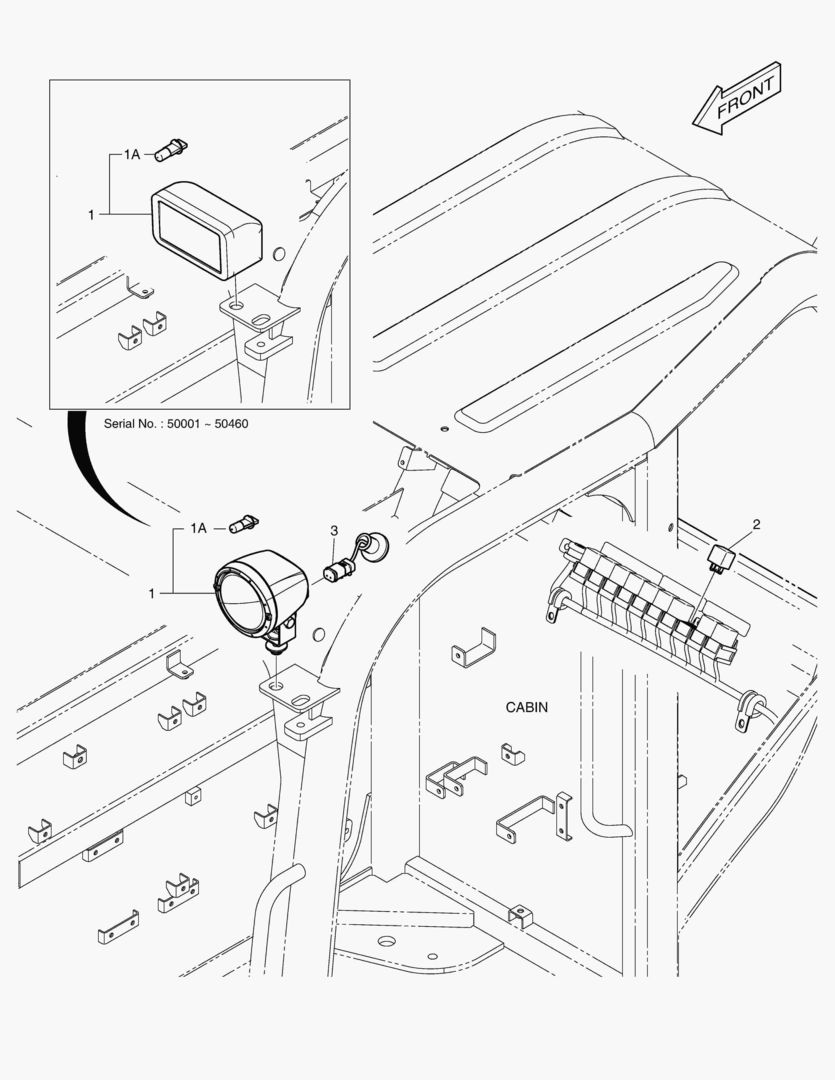 ЛАМПА В КАБИНЕ