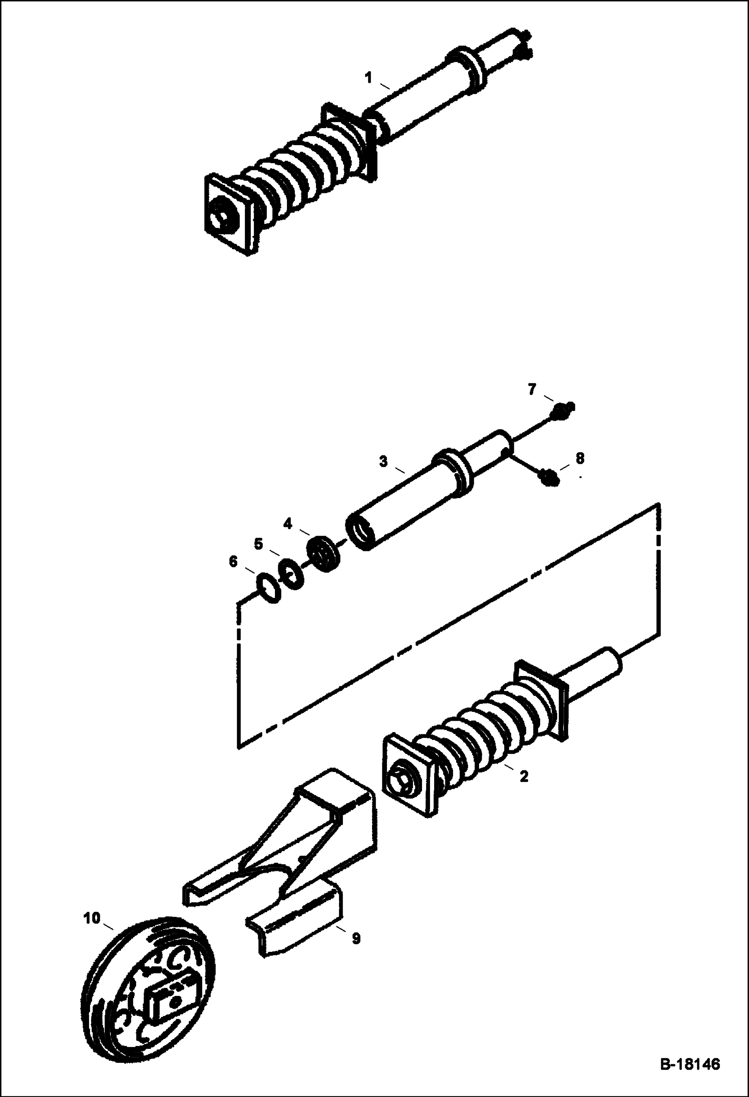 ОТДАЧА ПРУЖИНЫ (ИСПОЛЬЗУЕТСЯ СО СМЕННОЙ РАММОЙ 6589282 ТОЛЬКО)