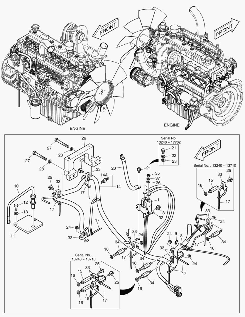 Спецтехника 7150 ELECTRIC PARTS - ENGINE(ALTERNATOR-50A) - главное фото