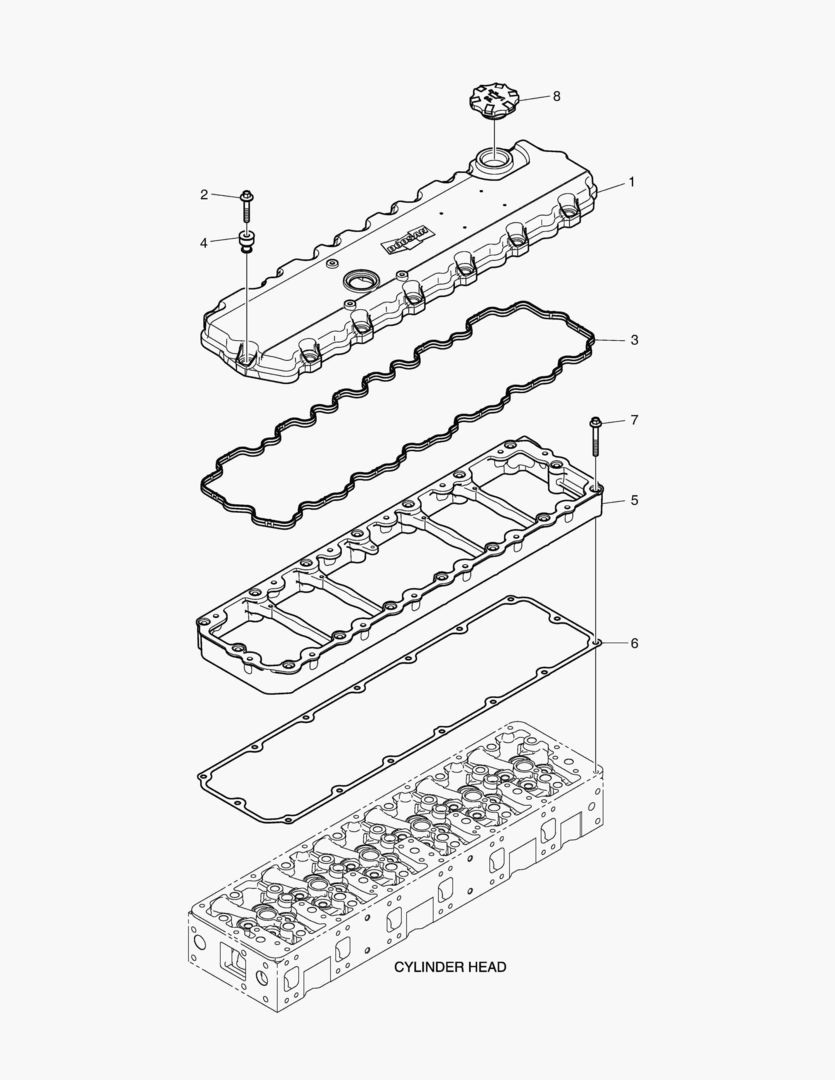КРЫШКА ГОЛОВКИ ЦИЛИНДРА