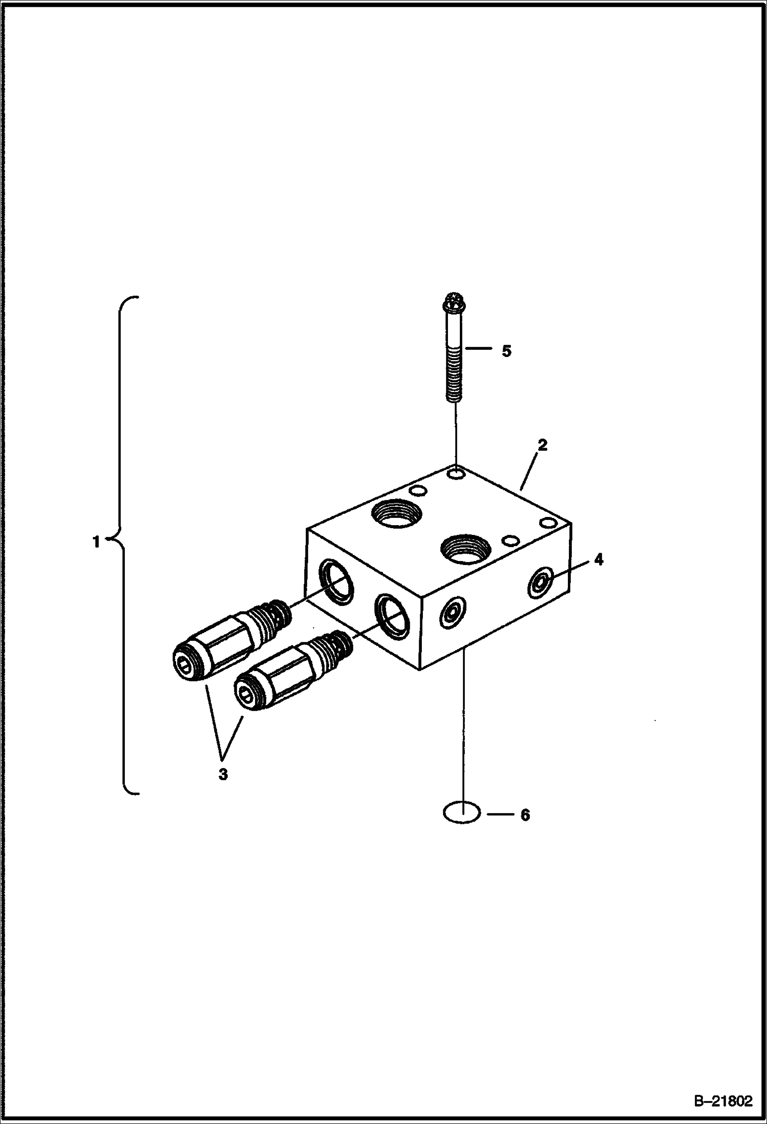 ПОВОРОТНЫЙ ЗАХВАТ (БЛОК ПРЕДОХРАНИТЕЛЬНЫХ КЛАПАНОВ В СБОРЕ) (МОДЕЛЬ 30) (МОДЕЛЬ 40)