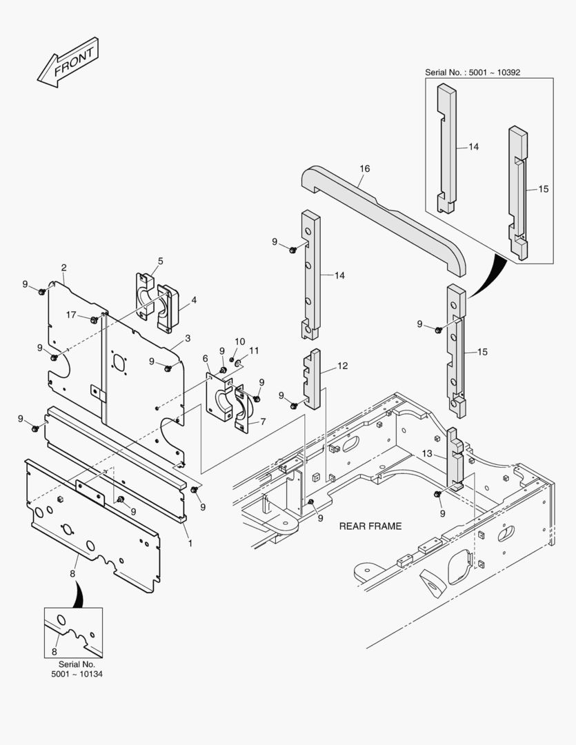 1360 BAFFLE ASS`Y [5001~10443]