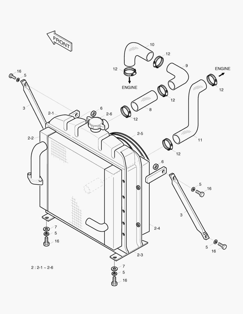 1140 RADIATOR & OIL COOLER
