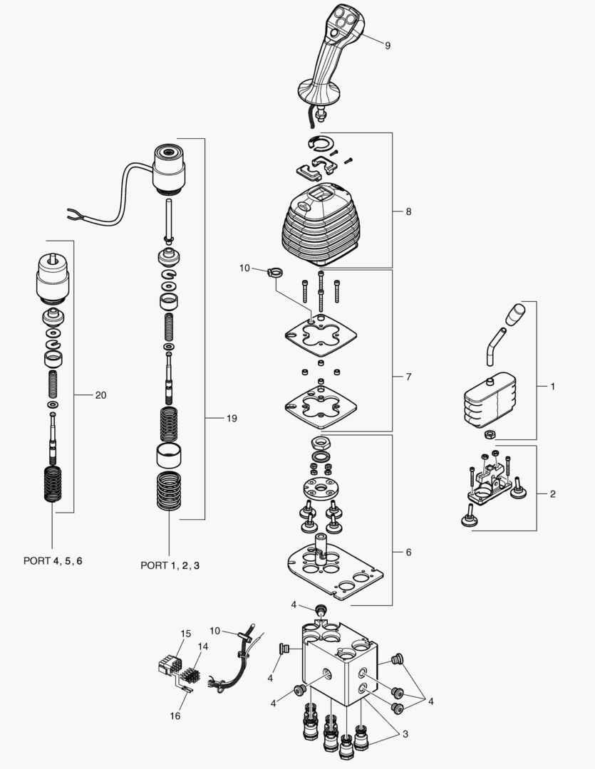 3480 REMOTE CONTROL VALVE - FNR [10001~10116]