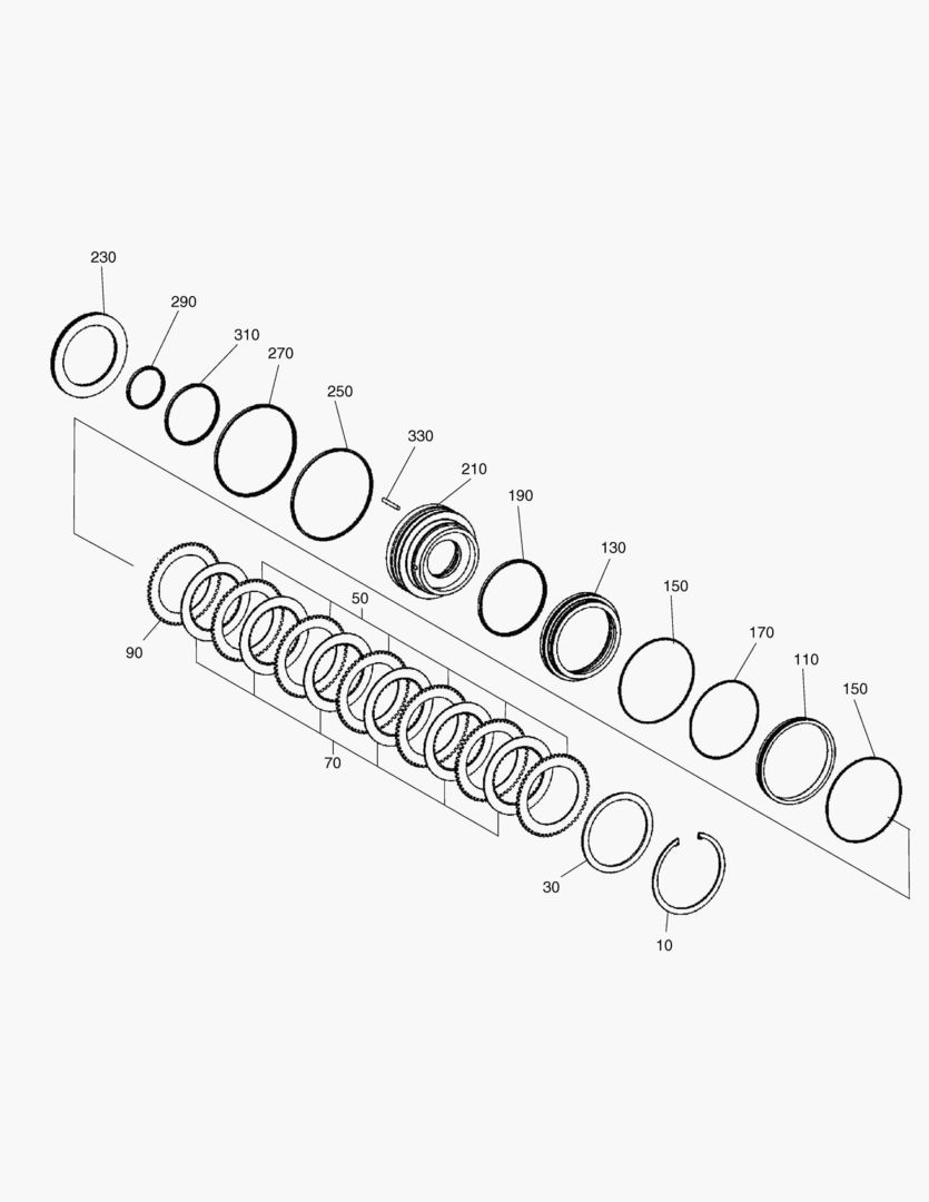 Схема 4600 MIDDLE DISC - MISSION [5001~8232]