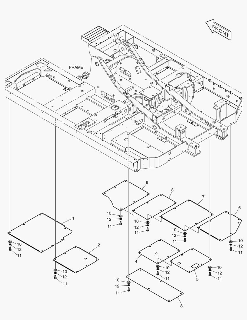 ОБТЕКАЕМАЯ ПОДКУЗОВНАЯ ПАНЕЛЬ