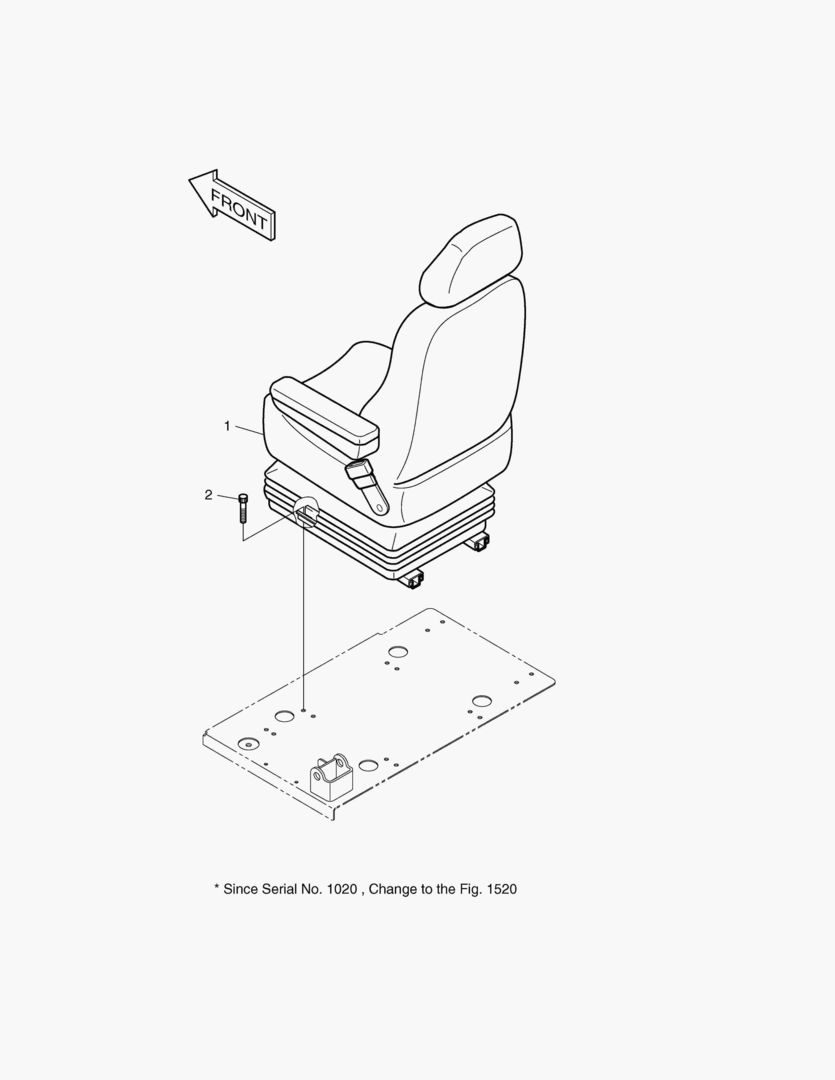 1530 SEAT MOUNTING-EXCEPT EUROPE & U.S.A [1001~1019]