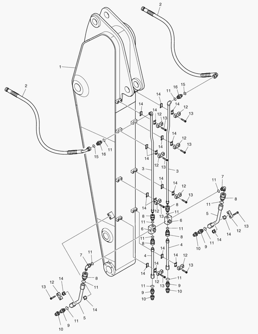 Спецтехника 6720 ARM PIPING-3.1m-ROTATION & TILTING [1020~] - главное фото