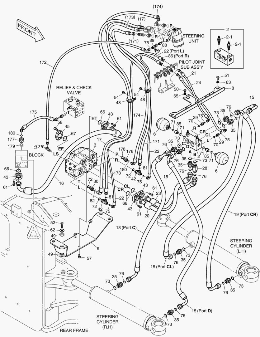ПАТРУБКИ РУЛЕВОГО УПРАВЛЕНИЯ (2)