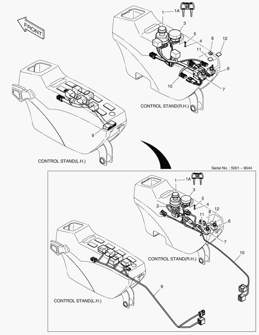 ЭЛЕКТРИЧЕСКИЕ ЗАПЧАСТИ - ПУЛЬТ УПРАВЛЕНИЯ