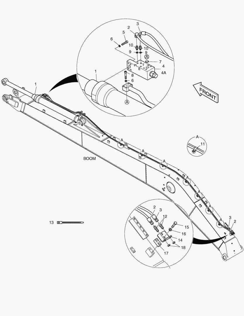 ГИДРОЗАМОК ТРУБОПРОВОДА - СТРЕЛА 8.5 м