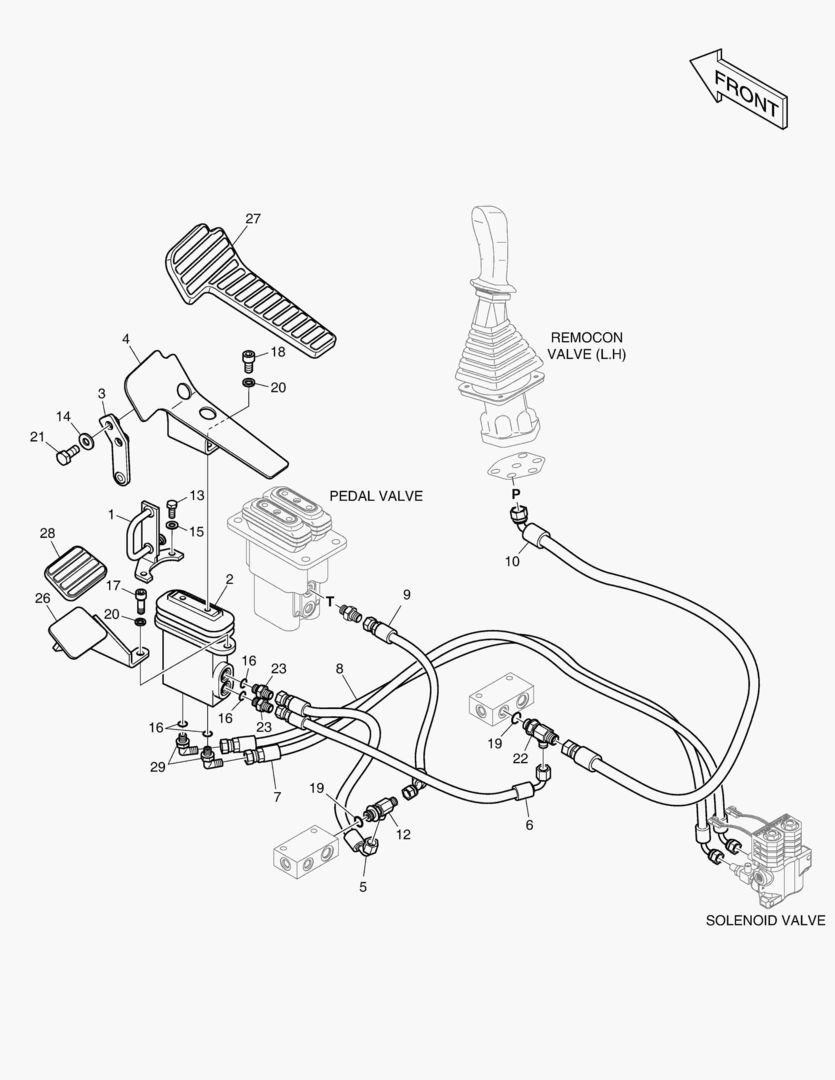 ТРУБОПРОВОД СЕРВОУПРАВЛЕНИЯ(2) - ВРАЩАЮЩИЙСЯ
