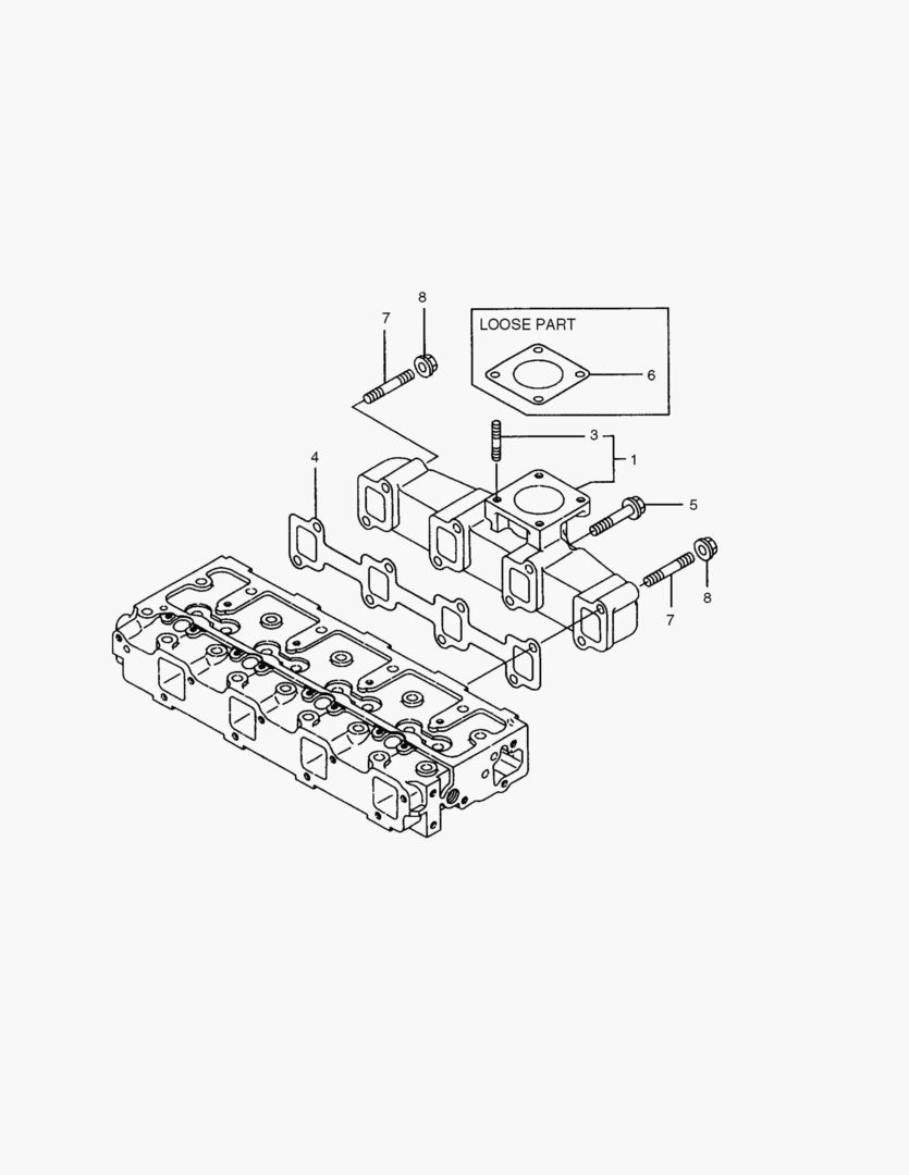 006 EXHAUST MANIFOLD [1001~1153]