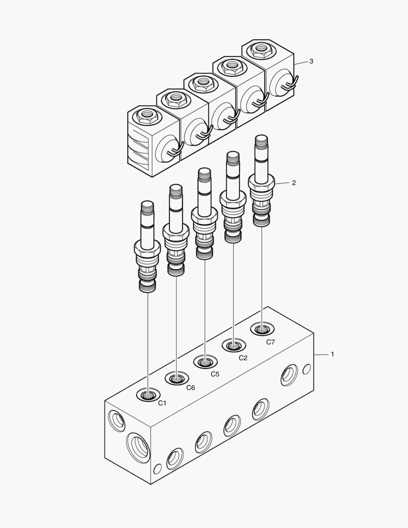 Спецтехника 4230 SOLENOID VALVE - 5 SOL