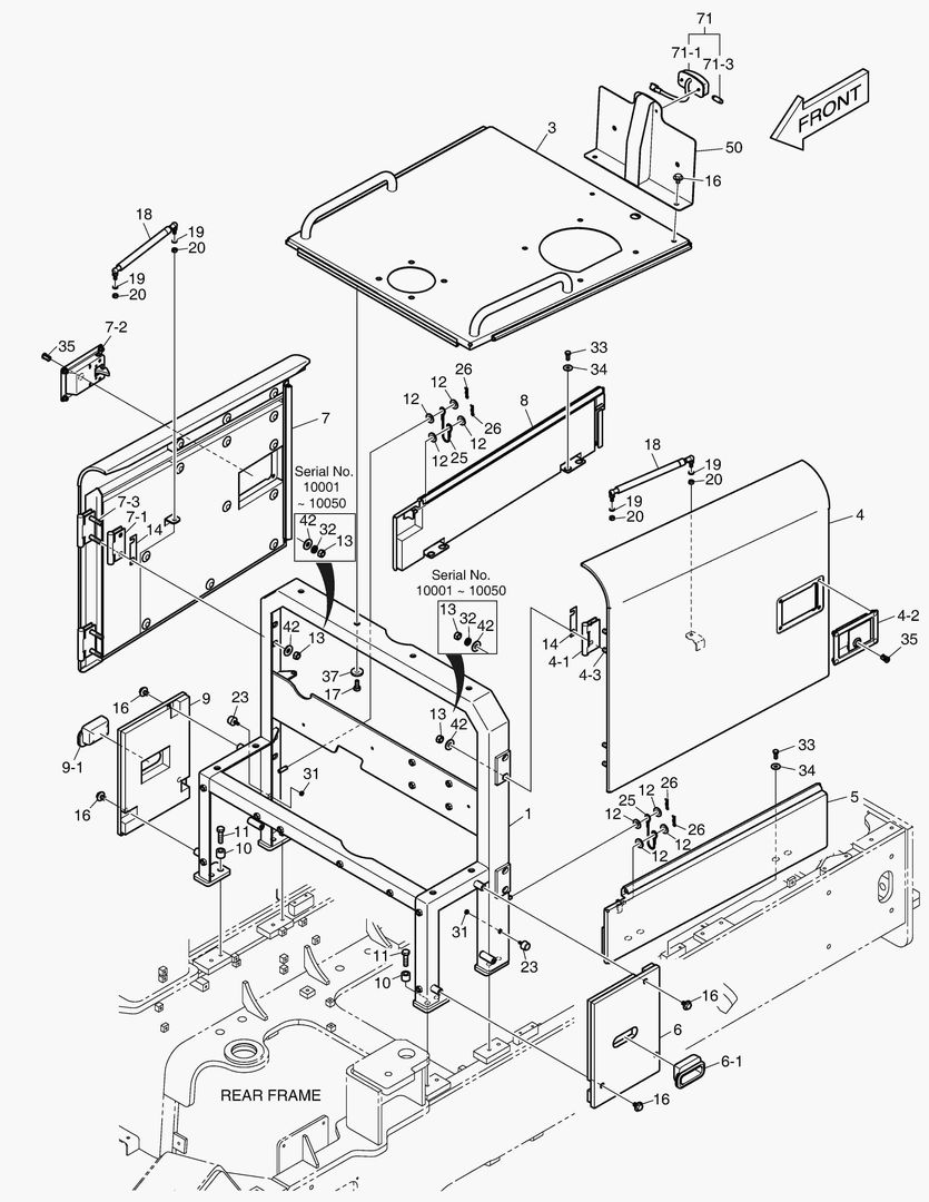 КРЫШКА ДВИГАТЕЛЯ