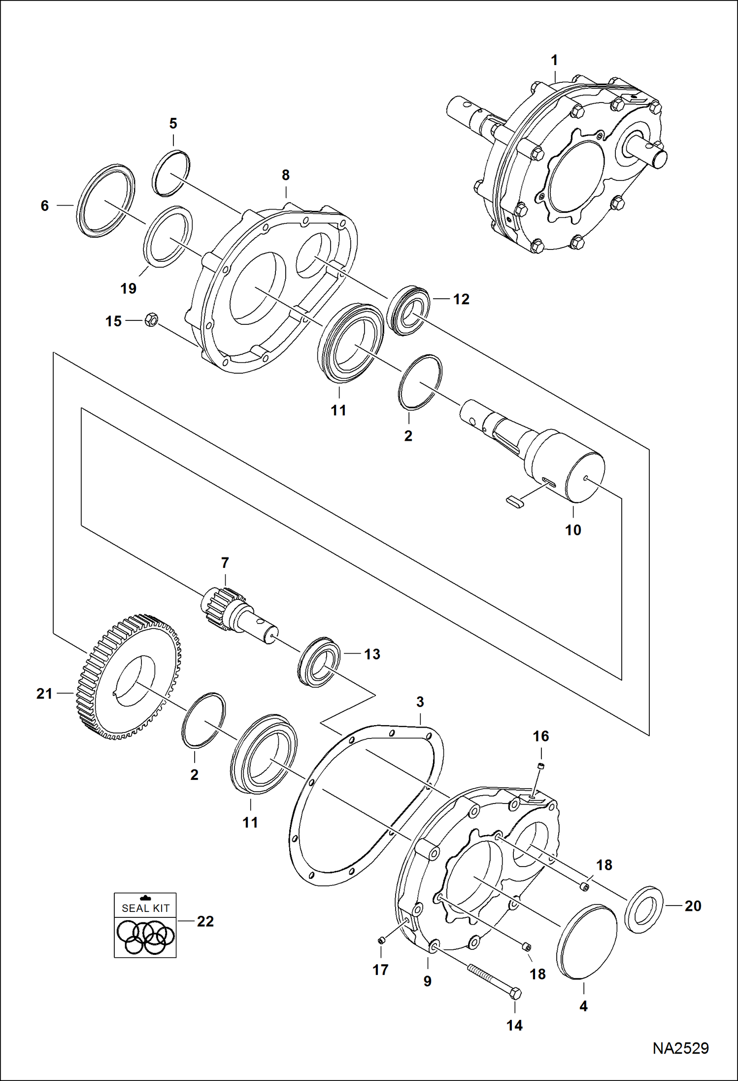 РОТОРНЫЙ СНЕГООЧИСТИТЕЛЬ (КОРОБКА ПЕРЕДАЧ) (СМЕЩЕНИЕ) (FCTSB72 AJGY)