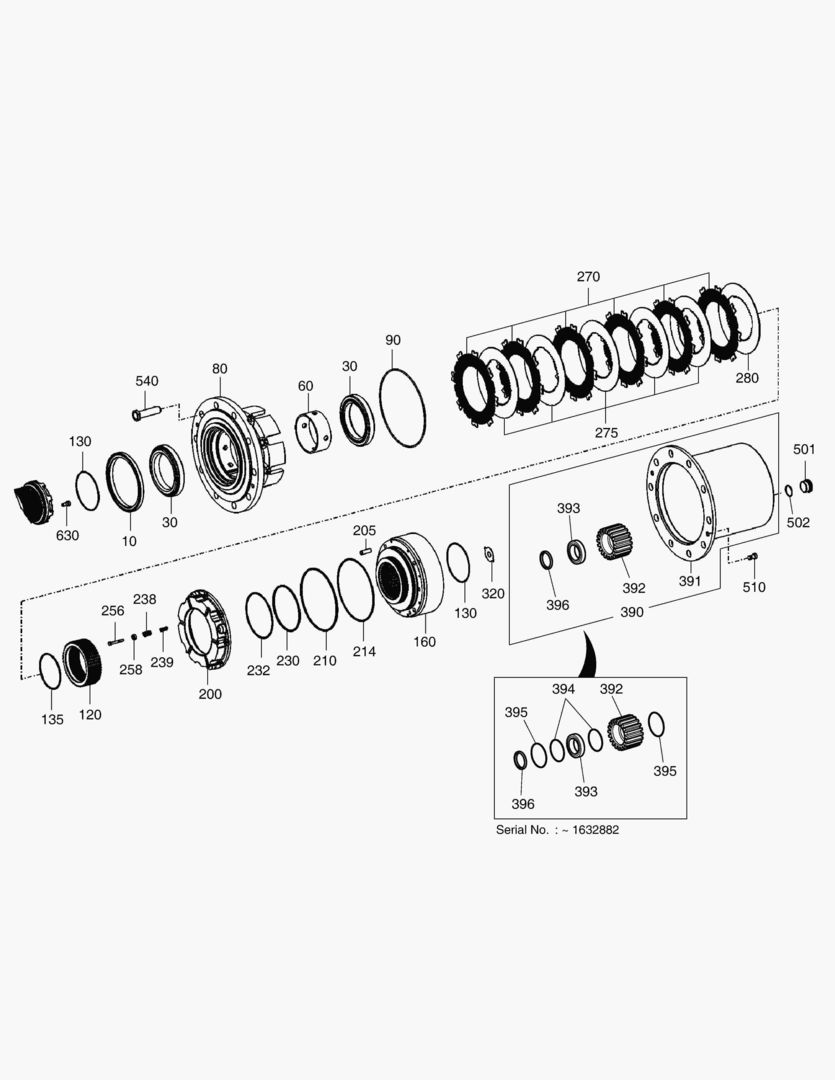 Спецтехника 4620 OUTPUT - FRONT AXLE [5001~5431]
